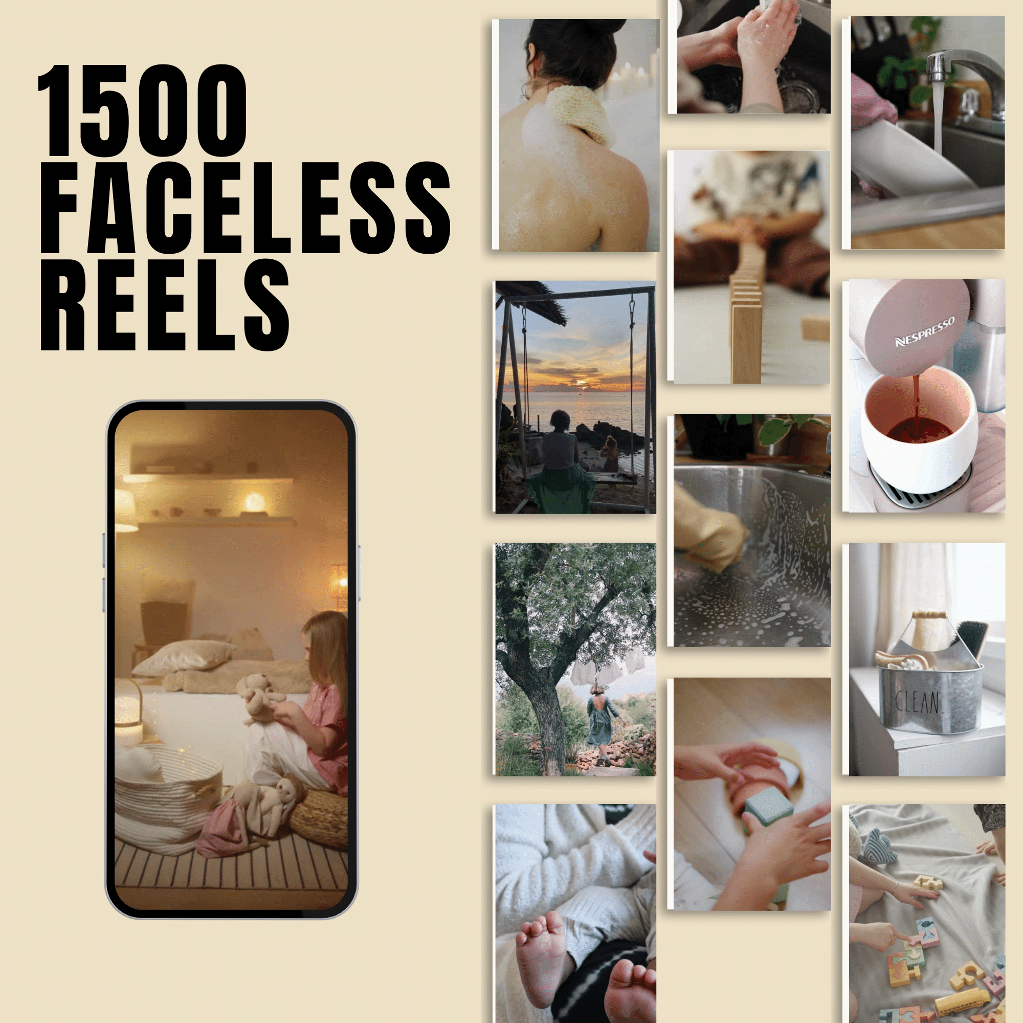 1500 faceless reels